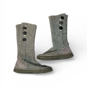 UGG Australia Cardy Classic Tall Knit Socks Sweater Boots Women's Size 8